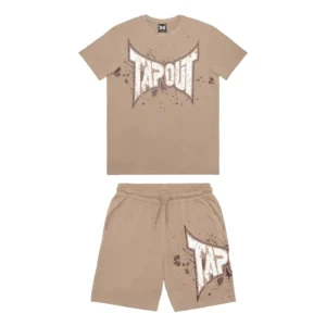 Tapout Dunlab Short Set Peach